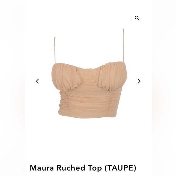 Chocolate Brown crop top - Picture 1 of 3